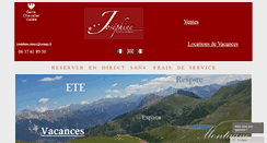 Desktop Screenshot of location-serrechevaliervallee.com