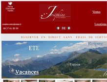 Tablet Screenshot of location-serrechevaliervallee.com